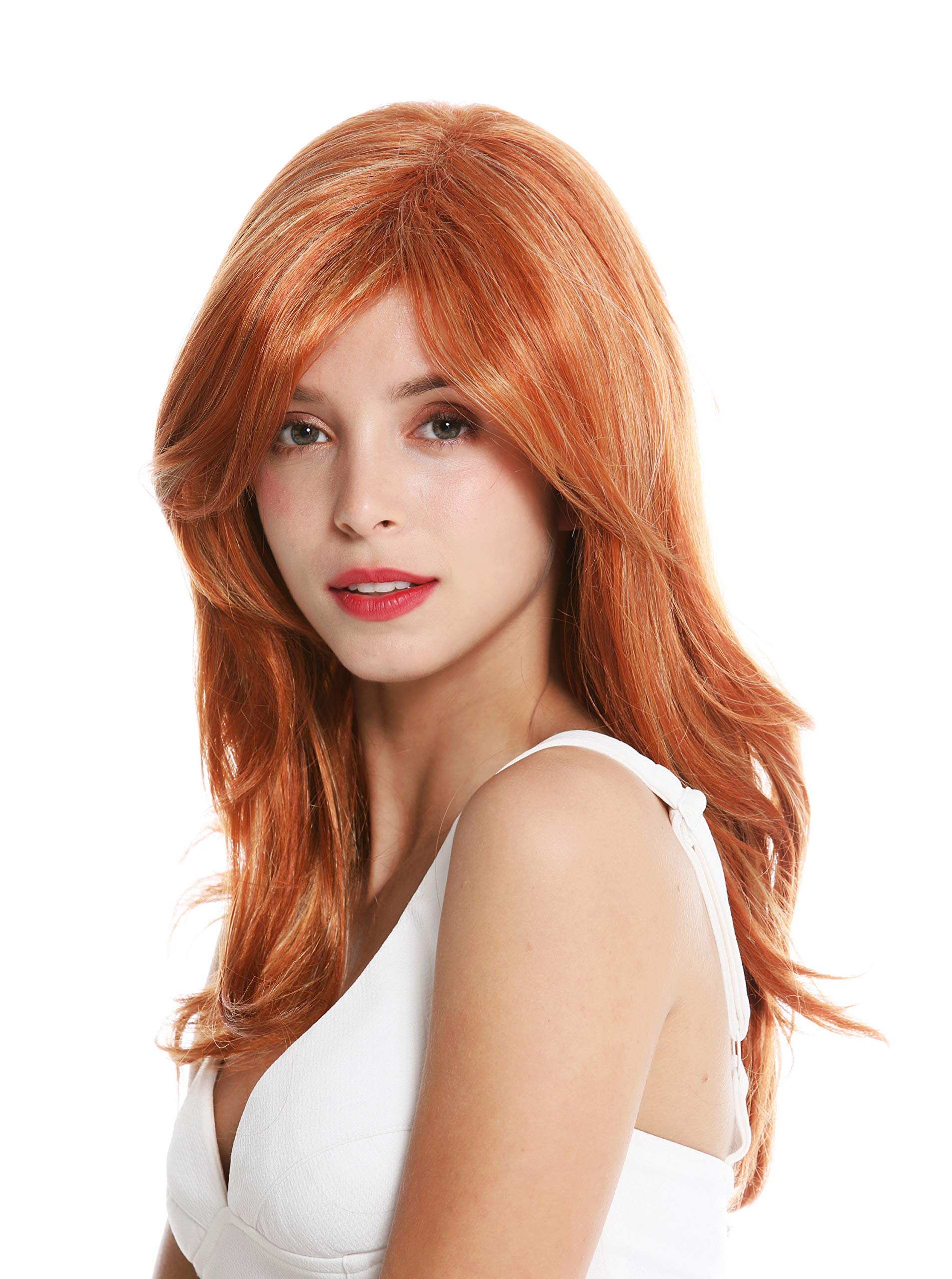 WIG ME UP - GFW2552 women's quality wig long slightly waved parting light copper red blonde