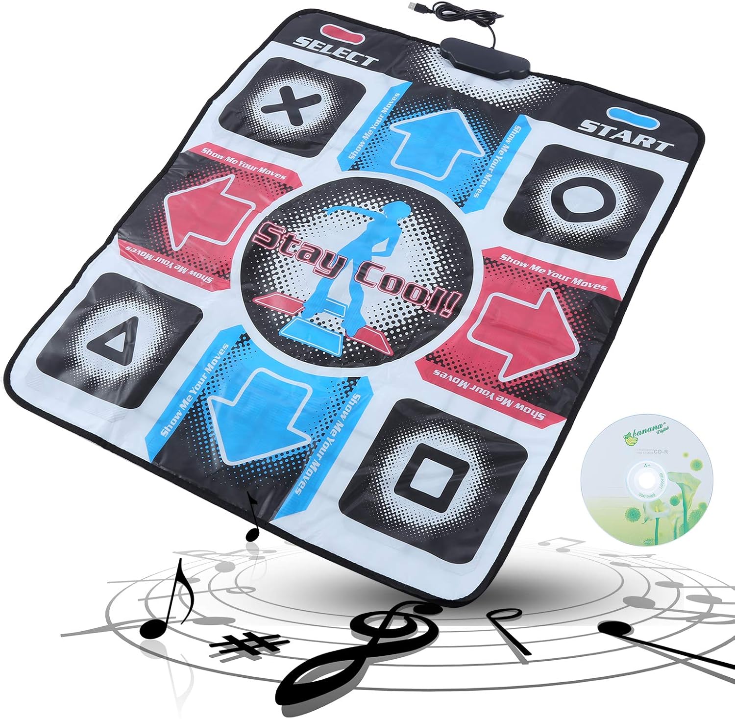 Dance Pad, PVC Material NonSlip and WearResistant High Sensitively