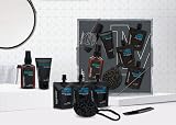 Technic Man Stuff Shower Gel Face Wash Men's Grooming Gift Set Wooden Tray view 2