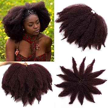 Amazon Com 7 Inch Marley Braid Hair 3 Packs Short Mali Bob