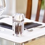 Cole & Mason Cube Clear Salt Shaker and Pepper Mill Duo view 5