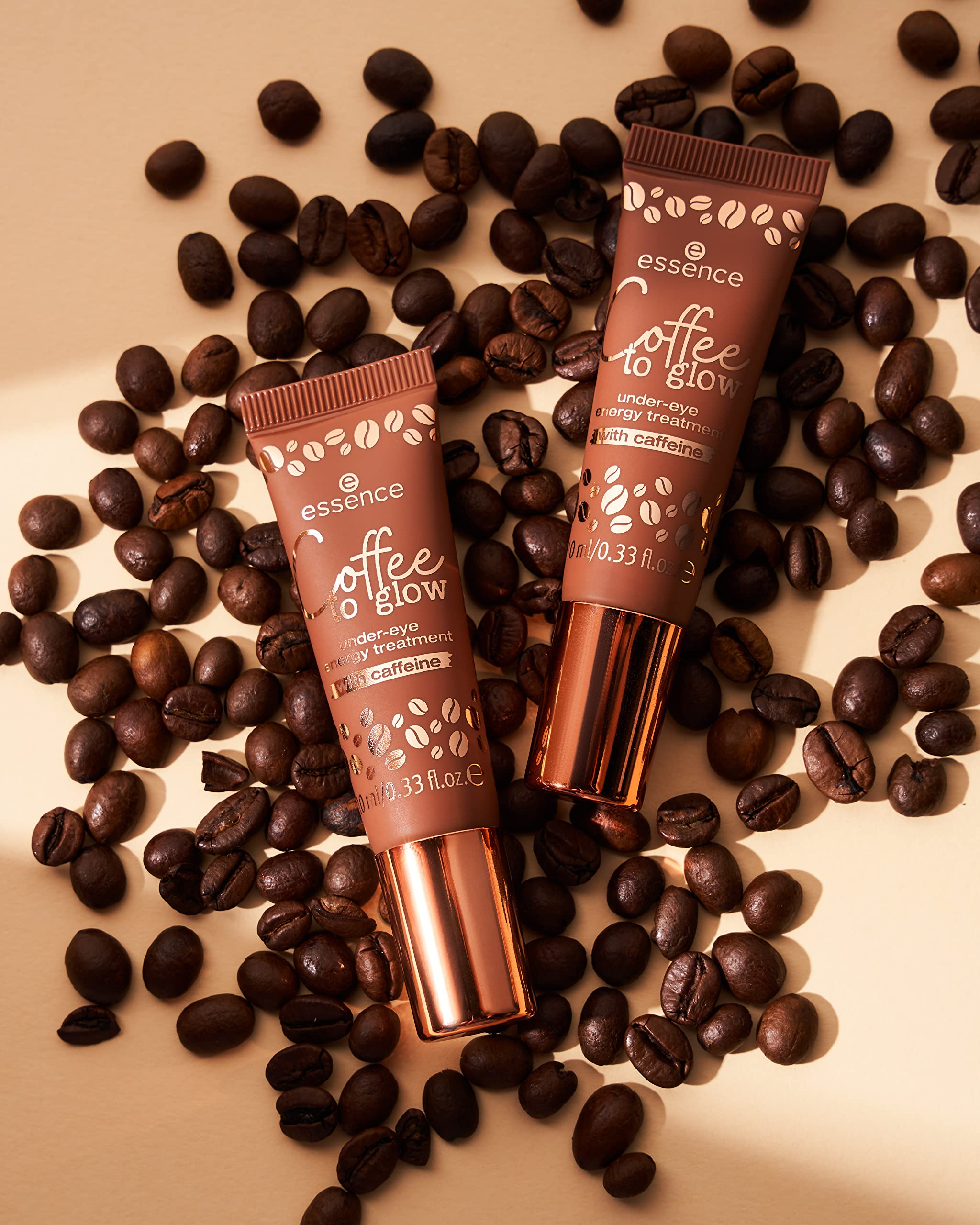 essence | Coffee to Glow Under-Eye Energy Treatment | Made with Caffeine & Vitamin E | Reduces Puffiness, Fine Lines & Wrinkles | Vegan & Cruelty Free | Free from Parabens, Oil-Perfume& Alcohol