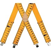 McGuire-Nicholas 2-Inch Wide Ruler Suspenders, One Size Fits All