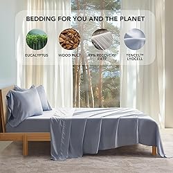 EVERGRACEHOME Tencel Sheet Set King Size 4