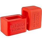 Car Seat Belt Buckle Holder - Wididi Buckle Up - Car Seatbelt Guard - Seat Belt Holder - Durable Silicone Material - Pack of