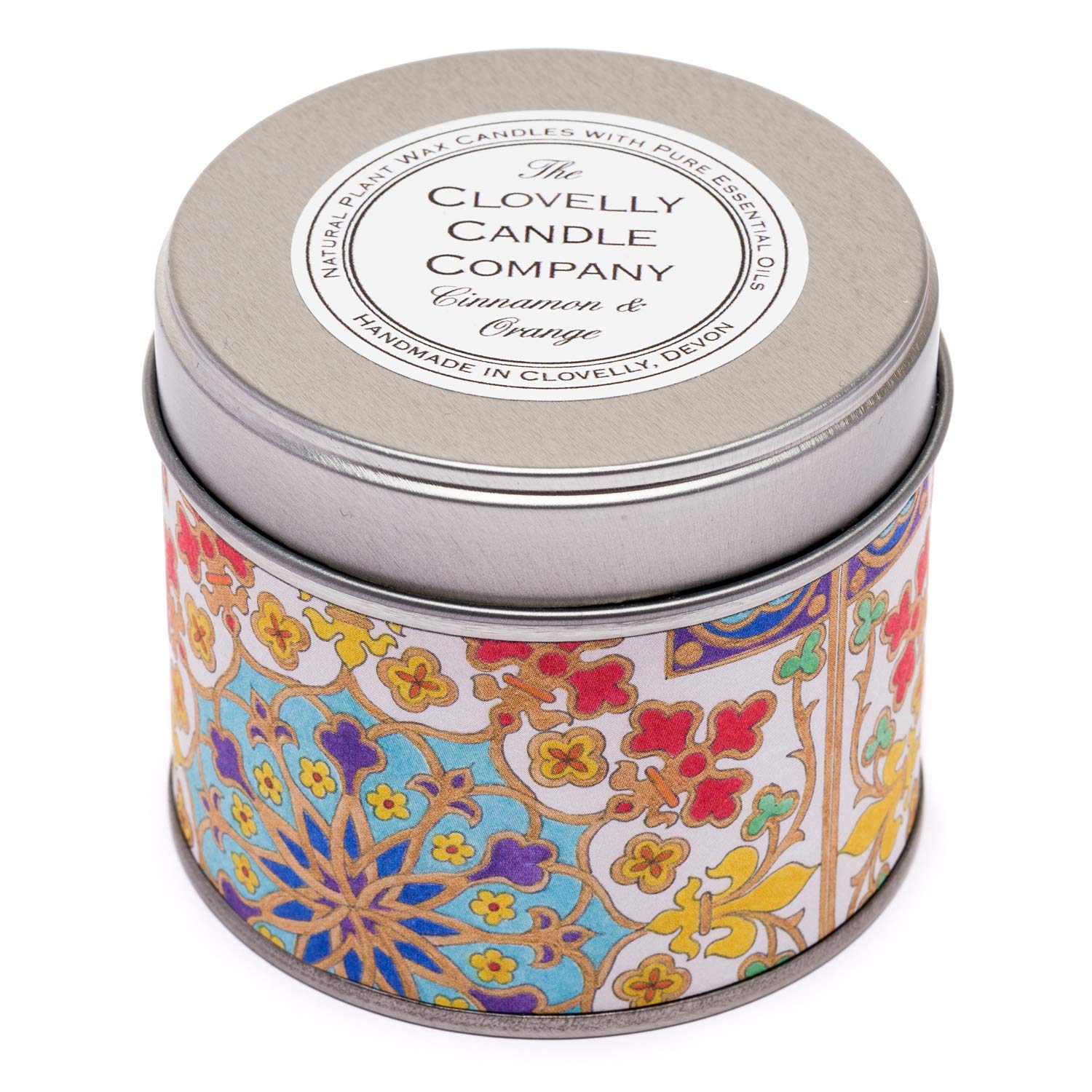 Clovelly Soap Co Handmade Natural Scented Cinnamon & Orange Aromatherapy Soy Wax Vegan Candle