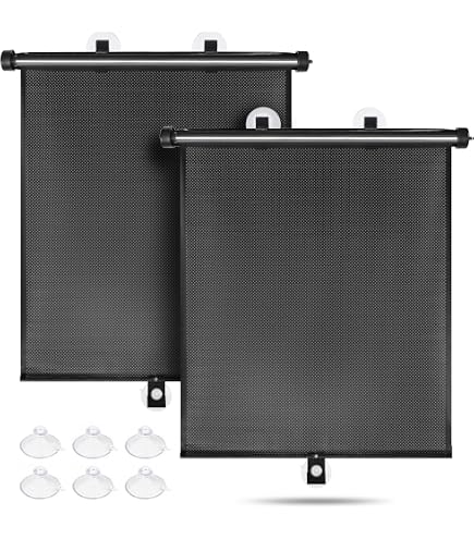Pare-soleil Rétractable Auto - Store Thermoréfléchissant Anti-UV Pour Pare-brise - Universel (SUV, Camions) - Dimensions Réglables Jusqu'à 120 X 140 Cm - 12