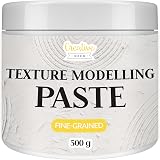 Creative Deco Modelling Paste Smooth 500g White Acrylic Texture Medium