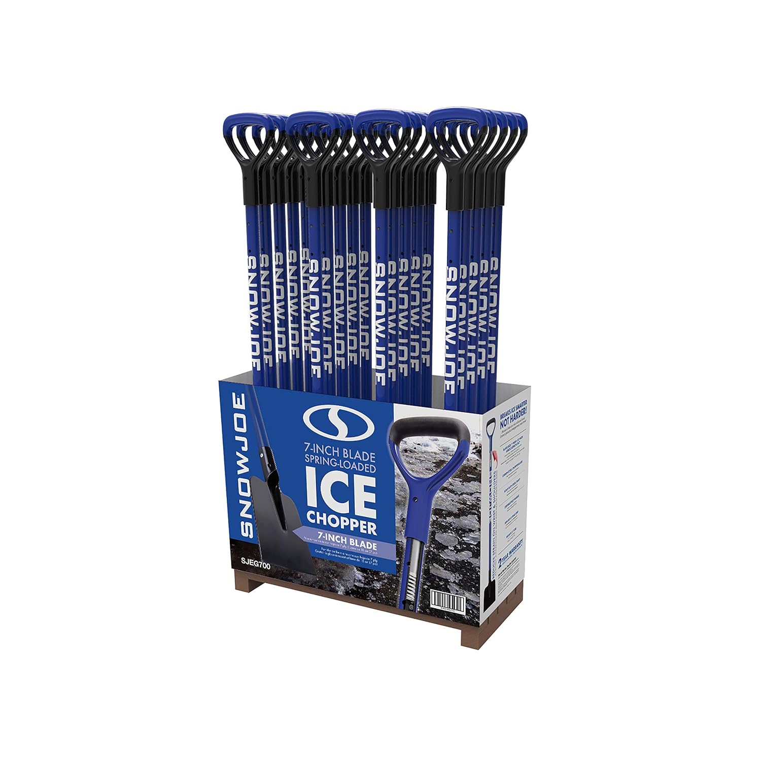 Snow Joe SJEG700 Spring Loaded Impact Reducing Steel Ice Chopper 7