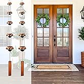 JBSYYXGS 36.8” Handcrafted Copper Wind Chimes – Deep Tone Bells for Garden, Patio, Porch & Zen Décor – Unique Feng Shui, Meditation & Relaxation Gifts for Mom, Dad, Memorial Gardens