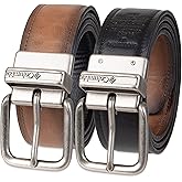 Columbia Men's 2-in-1 Reversible Casual Leather Belt for Versatile Everyday Style