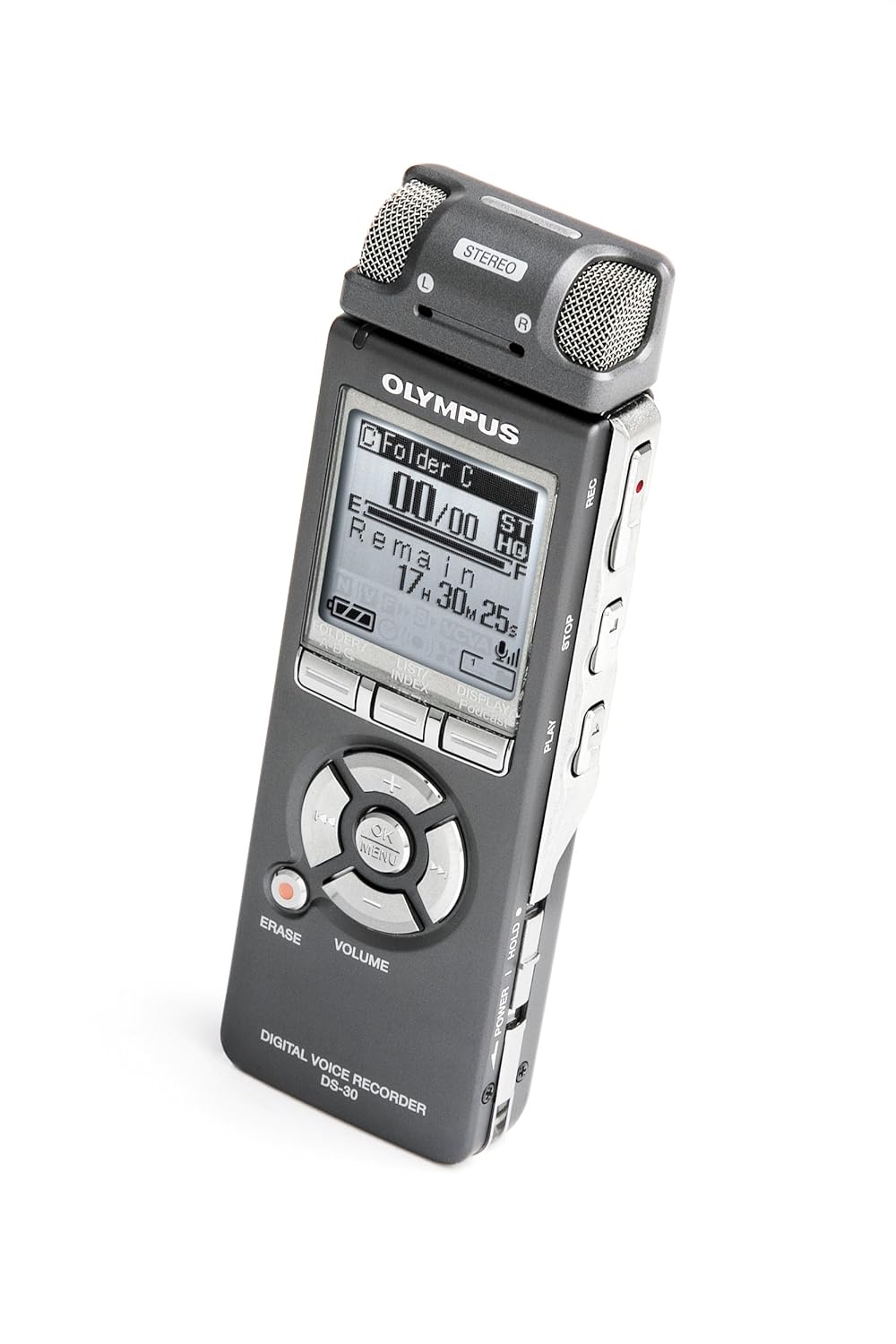 Olympus DS-30 Digital Voice Recorder with MP3/WMA Playback 256MB:  Amazon.co.uk: Office Products