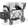 Larktale Caravan V3 Stroller, 2-Seater Kids Wagon, 207 lb Capacity, Avalon Gray
