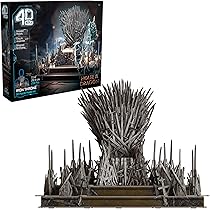 4D Build, Game of Thrones Iron Throne 3D Model Kit, GOT