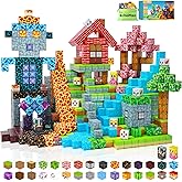 EchoPlan 150PCS Magnetic Blocks, Magnetic Building Blocks for Boys Girls | Magnet Blocks for Kids Ages 3 4 5 6 7 8 9 10, Sensory Stacking Toy Christmas Birthday Gifts for Kids, 1" Large Size