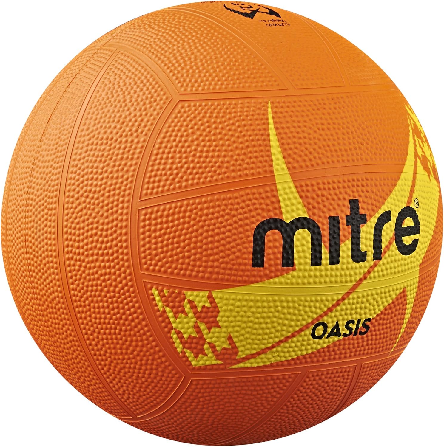 Ballon De Netball Mitre Oasis - Taille 4 Ou 5 - Grip Anti-Dérapant - Pour Entraînement