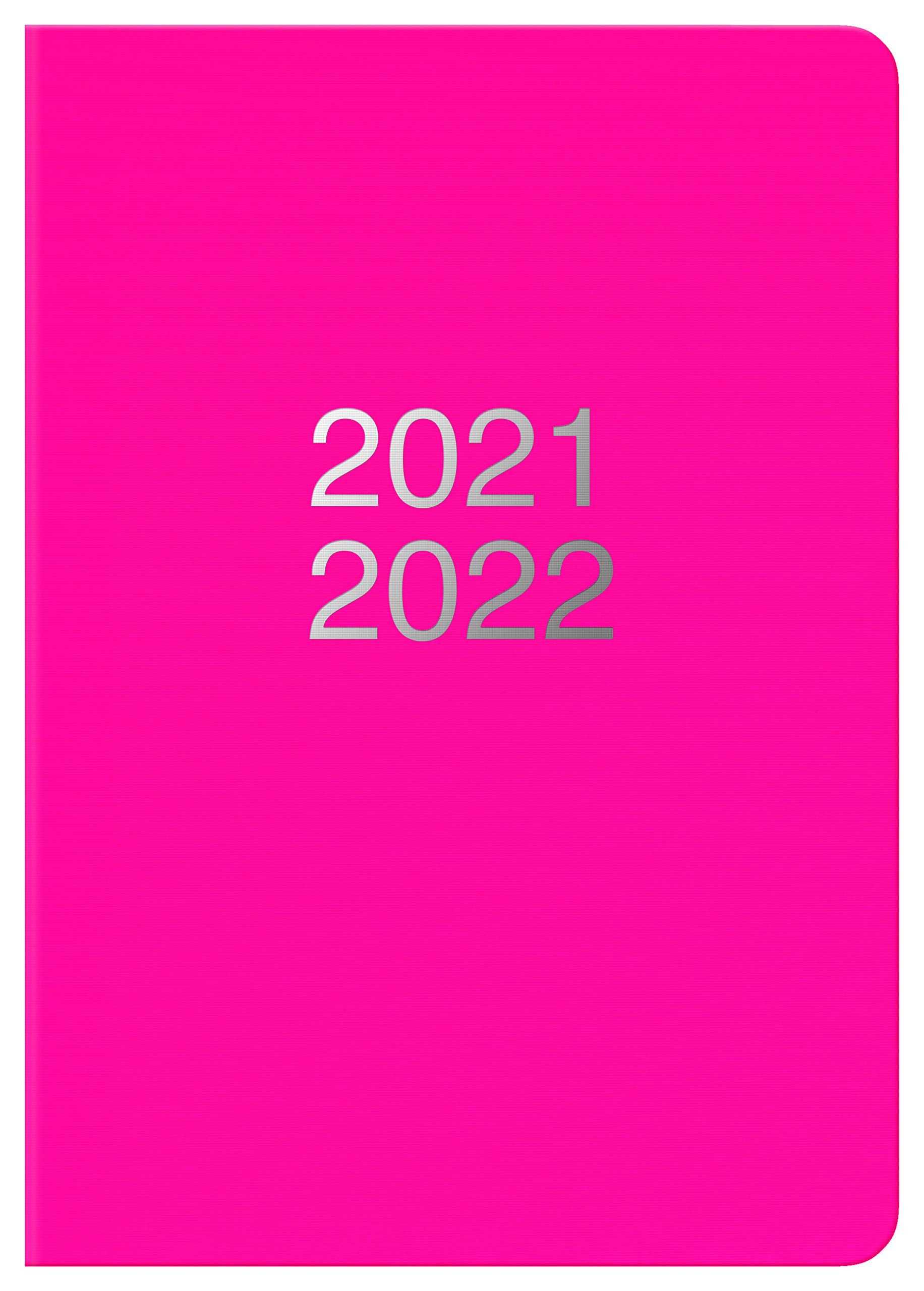 Letts of London Dazzle A6 Week to View 21/22 Academic Diary Pink, 22-030354