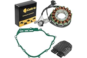 Caltric Stator and Regulator Rectifier with Gasket Compatible with Yamaha Rhino 700 Yxr700F 4X4 Fi 2008-2013