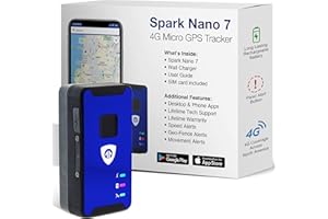 Brickhouse Security Spark Nano 7 GPS Tracker for Vehicles - Covert Car Tracker Device and Fleet GPS Tracker - GPS Tracking Device with App and 4G LTE Coverage in North America - Subscription Required