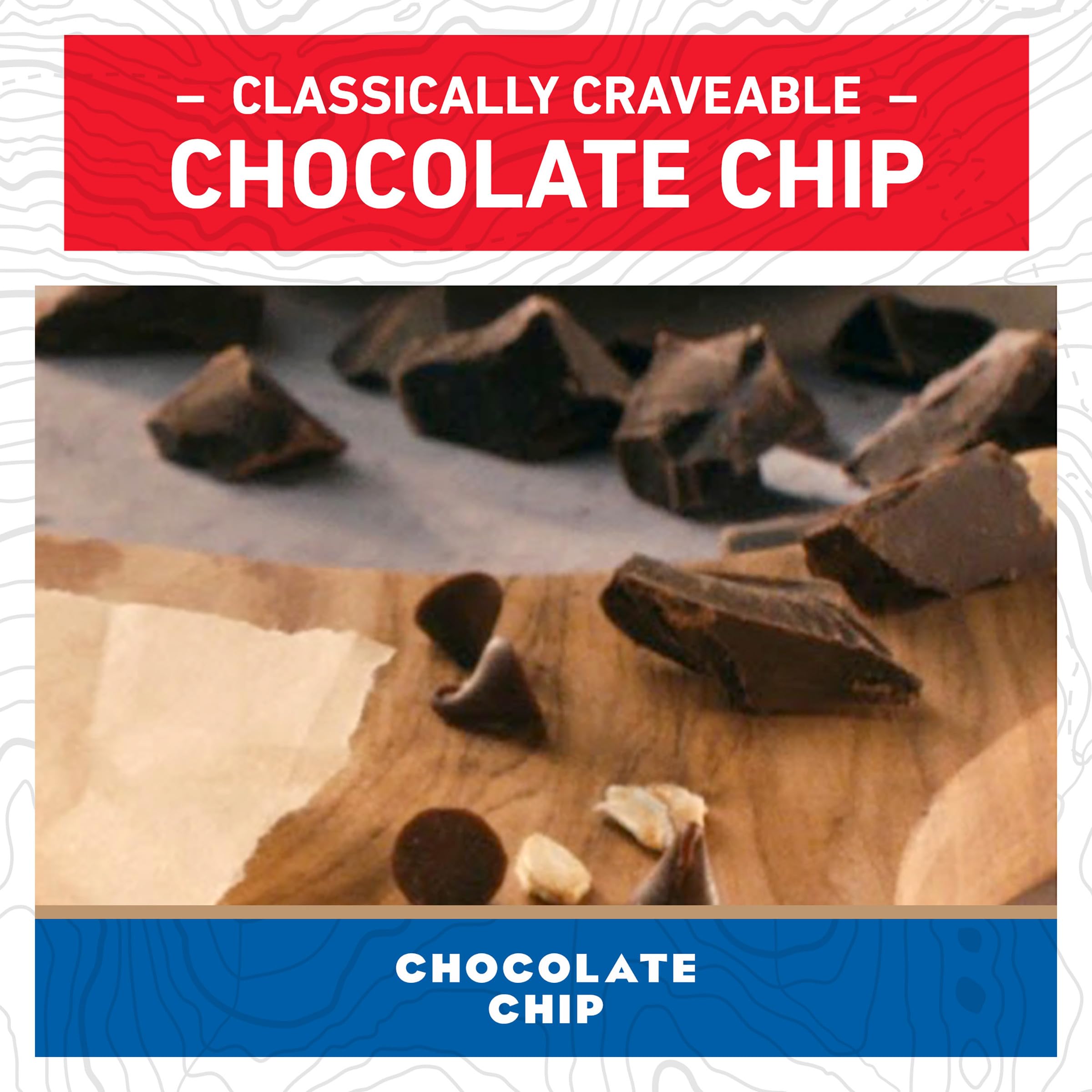 CLIF BAR - Energy Bar - Chocolate Chip - Made with Organic Oats - Plant Based Food - Vegetarian - Kosher (2.4 Ounce Protein Bar, 1 Count) Packaging May Vary