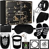 Patelai 12 Days Men's Advent Calendar 2026 Black with Gold Grooming Essentials Advent Calendar Gifts for Men Adult Father Boyfriend Grandpa Husband Office Birthday Home Christmas Holiday