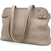 befen Soft Genuine Leather Medium Tote Bag for Women Designer Totes Purse Handbags with Top Handles Satchel Purses