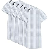 GOLD TEXTILES Hospital Gowns - Cotton Blend Unisex Medical Patient Gowns, Fits up to 2XL - 45" Long & 61" Wide with 2 Pairs of Back Tie (Turquoise, Pack of 6)