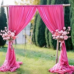 PARTISKY Wedding Arch Draping Fabric,1 Panel 18FT