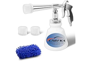 Car Cleaning Gun, CARFKA High Pressure Car Detailing Wash Gun 1L Foam Bottle Wash Spray Bottle Nozzle with Metal Spinner