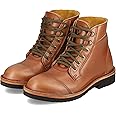 JIM GREEN Numzaan Frog Sole Boots Lace-Up Water Resistant Full Grain Leather Work or Hiking Boot