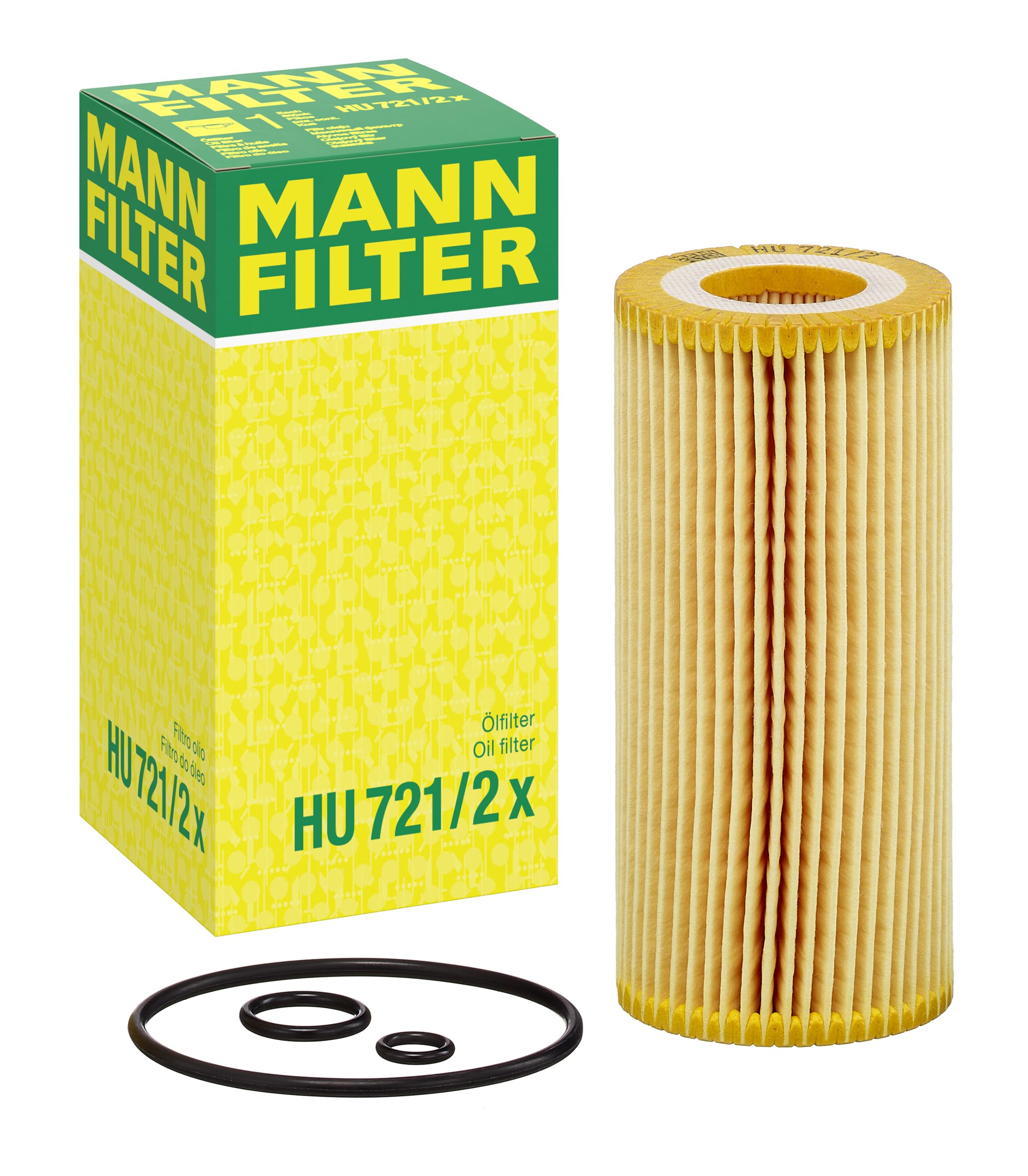 MANN-FILTER HU 721/2 x Oil Filter - for Cars + Transporters