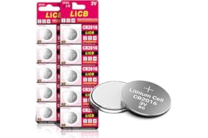 LiCB CR2016 3V Lithium Battery(10-Pack)