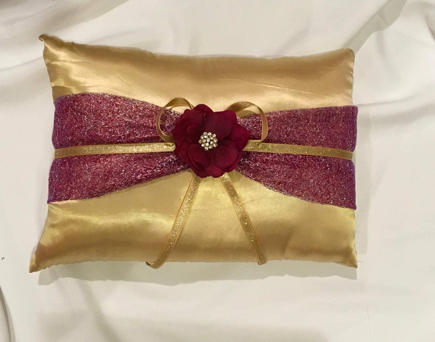 Amazon Com Sweet Sixteen Quinceanera Burgundy Ribbon And Flower