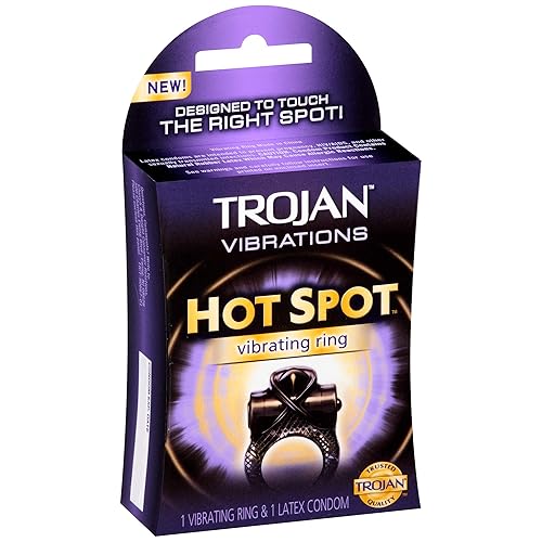 Trojan Vibrations Hot Spot Vibrating Ring ( Packaging May Vary) in Saudi  Arabia | Whizz Condoms