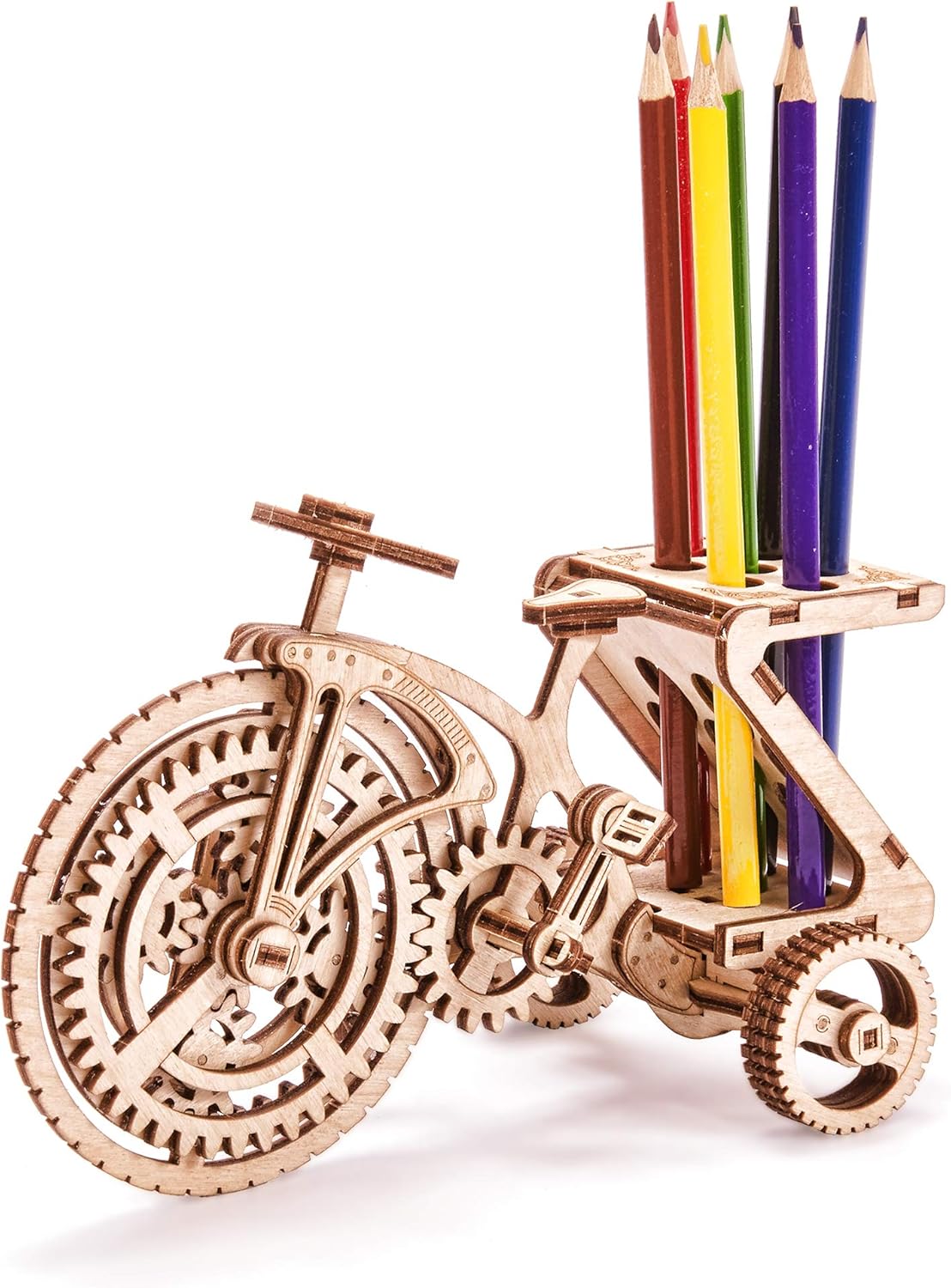 Wood Trick DIY Wooden Bicycle Toy Model, 3D Wooden Bicycle Puzzle - Bicycle Model Kit Mechanical Model to Build - 3D Wooden Puzzle - Image 3