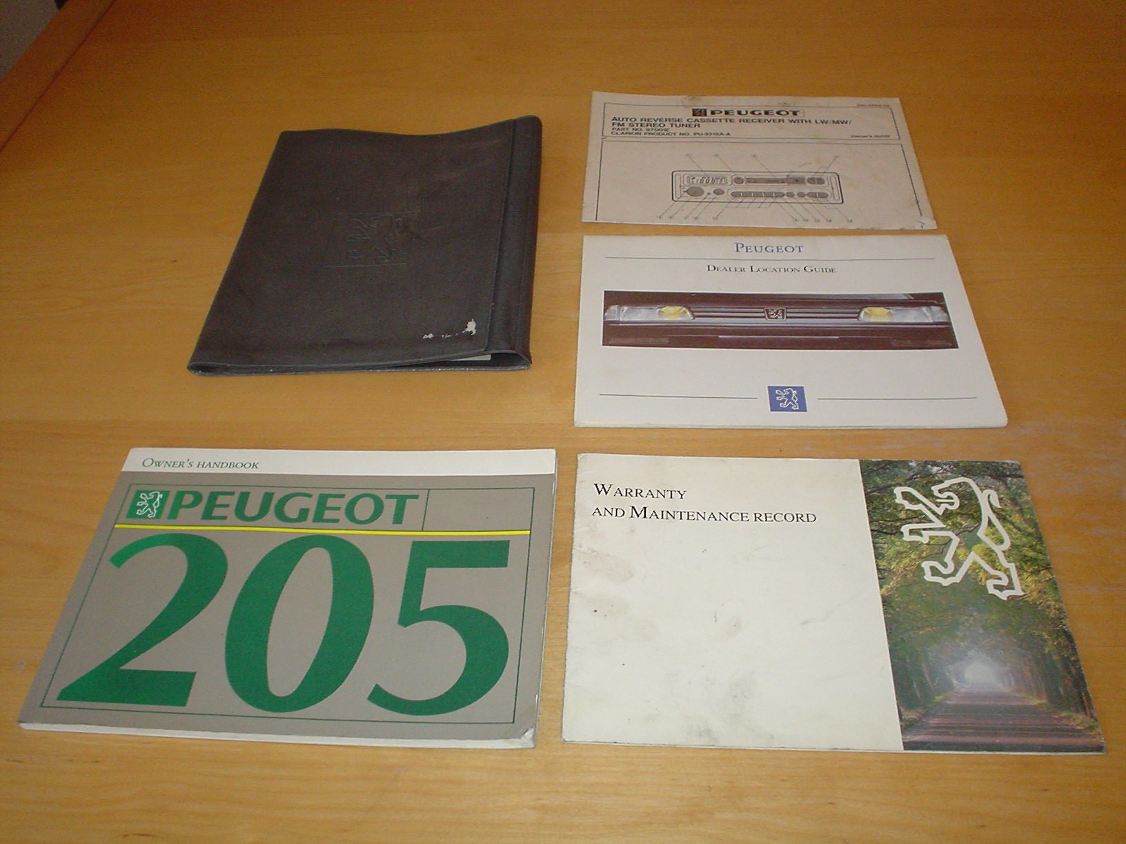 PEUGEOT 205 GTI OWNERS HANDBOOK MANUAL - XA XL GL XR GR CR XS SR GT CTI GTI  DIESEL Paperback – 1970