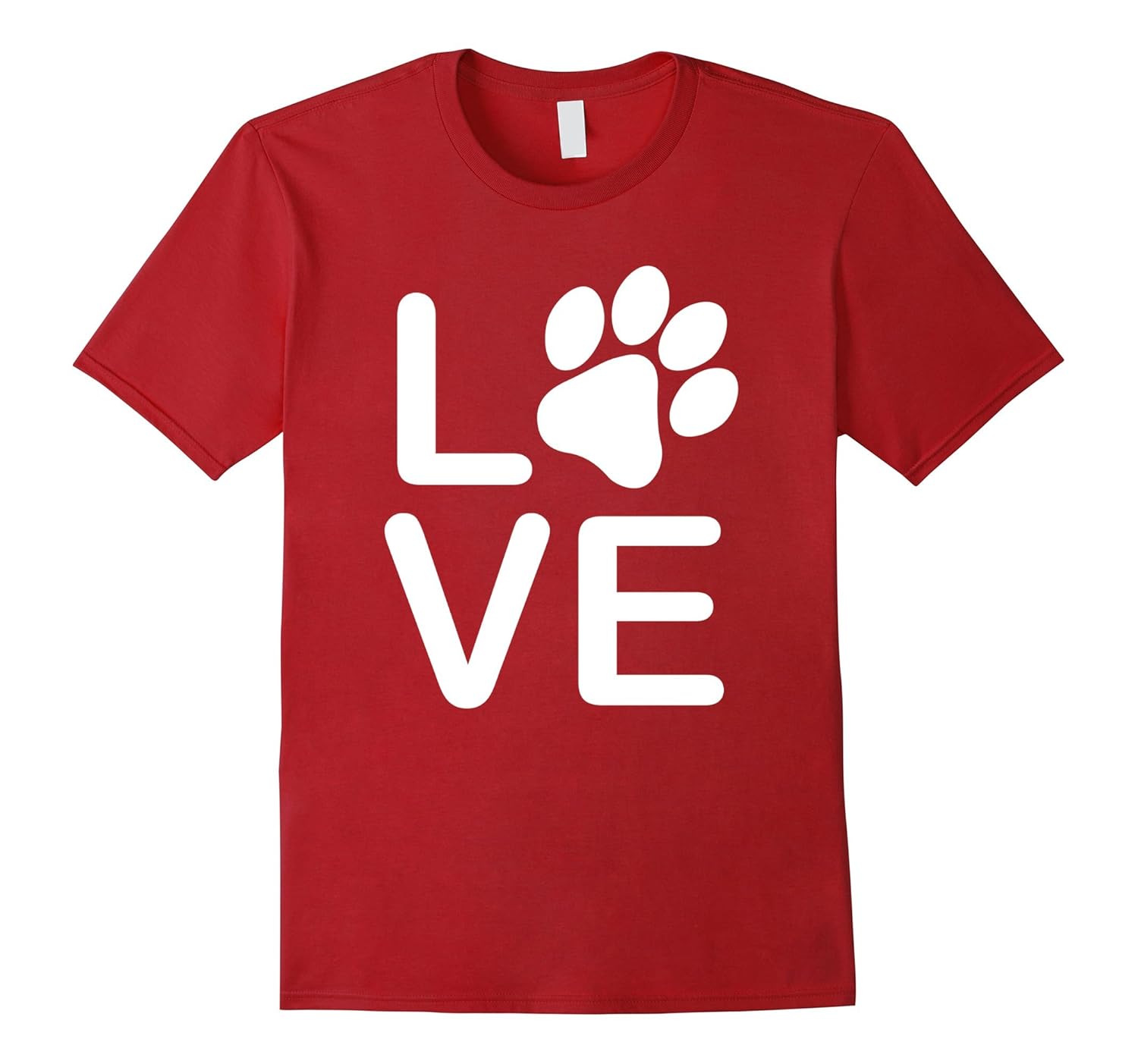 I Love My Dog Tshirt - Womens Girls Guys Paw Print t-shirts.-Rose