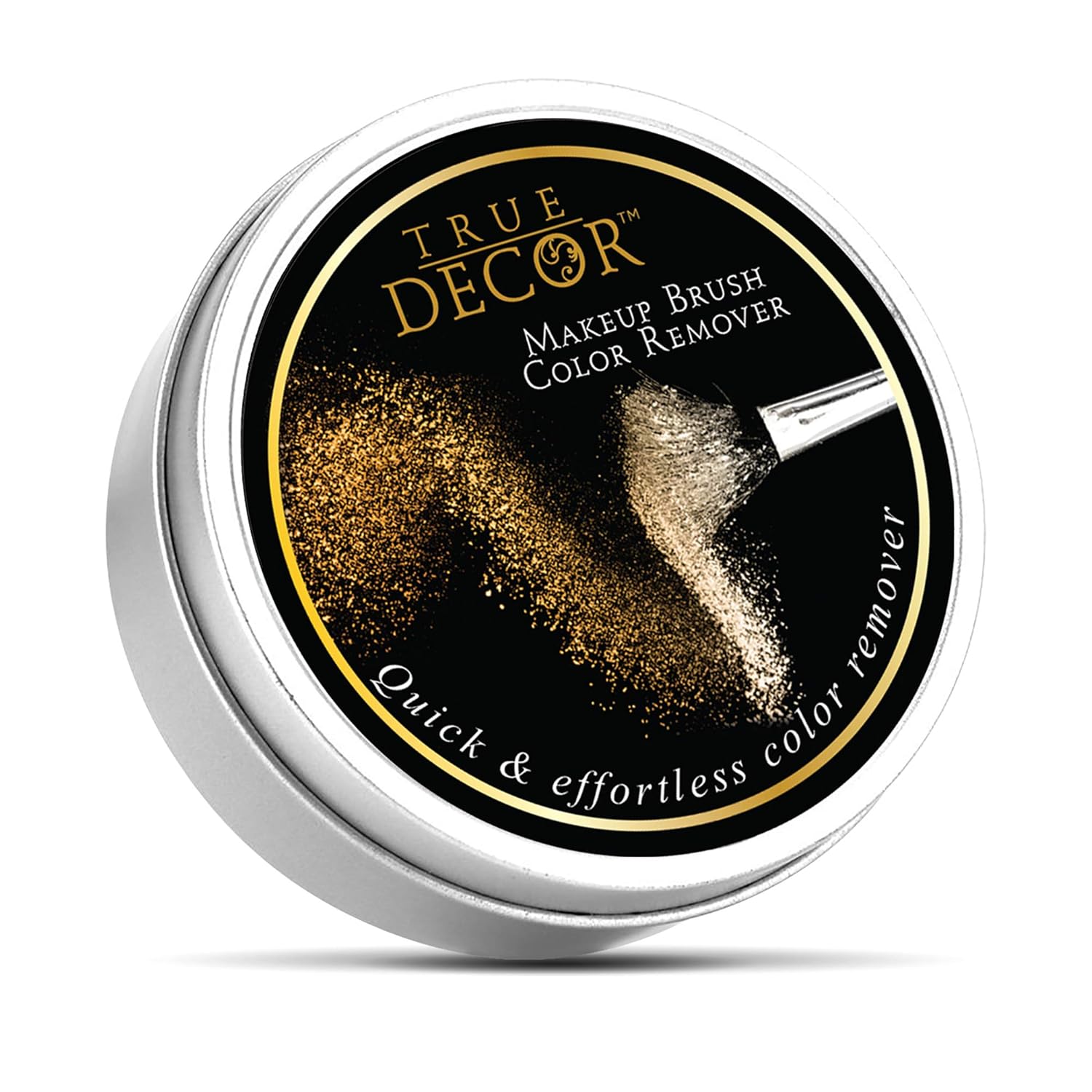 Makeup Brush Cleaner – Dry Color Removal Sponge Cleans Natural and Synthetic Makeup Brushes Without Water or Chemicals – Double-Sided, Reusable and Travel-Friendly: Beauty