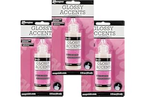 Ranger Ink Inkssentials Glossy Accents Precision Tip 2 Ounces GAC17042 (3-Pack)