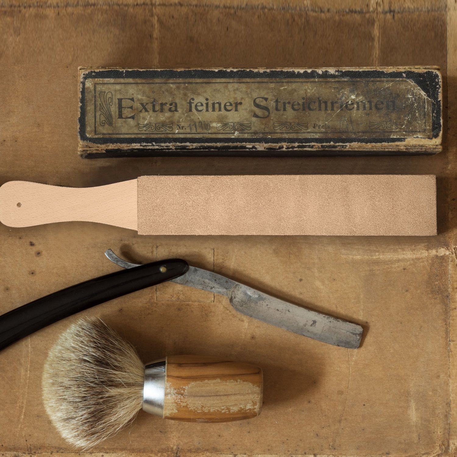 Hestya 3 Pieces Leather Strop with Compounds Kit, 1 Piece Leather