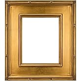 Creative Mark Museum Plein Aire Ornate Picture Frame - 8x10 - Gold Leaf - Pack of 1, High-End Antique Style Frames - Open Back with No Glass or Backing