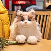 Chongker Weighted Stuffed Animals, 3lb 22" Realistic Plush Cat, Cuddling Soft Pillows for Children, Adults and The Elderly, Pet Companionship Ragdoll Cat