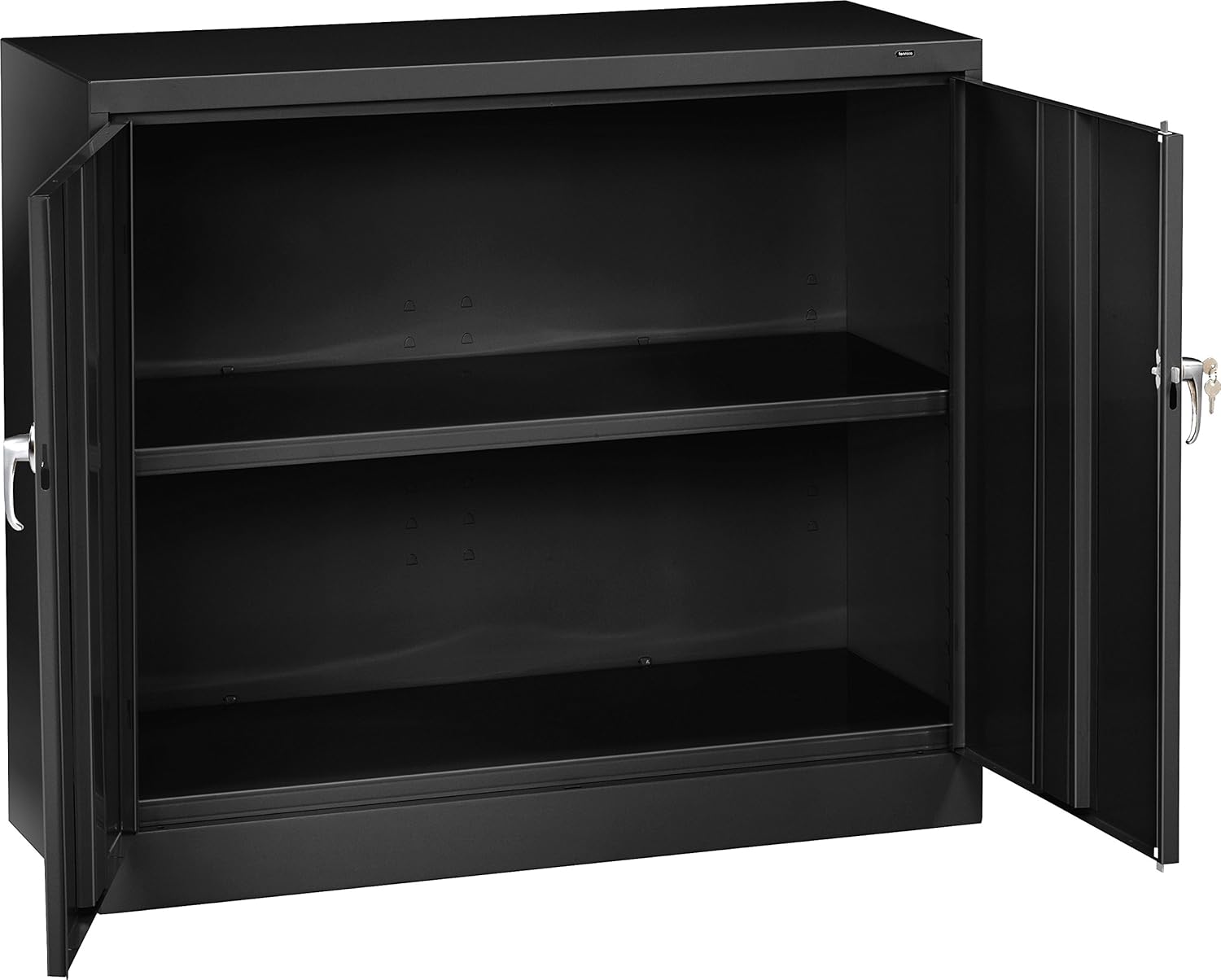 Tennsco J2442su Heavy Gauge Steel Welded Counter High Jumbo Storage Cabinet 48 Width X 42 Height X 24 Depth Black Science Lab Safety Storage Cabinets Amazon Com Industrial Scientific