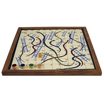 Snakes and Ladders Board Games with Magnetic Board and Pieces