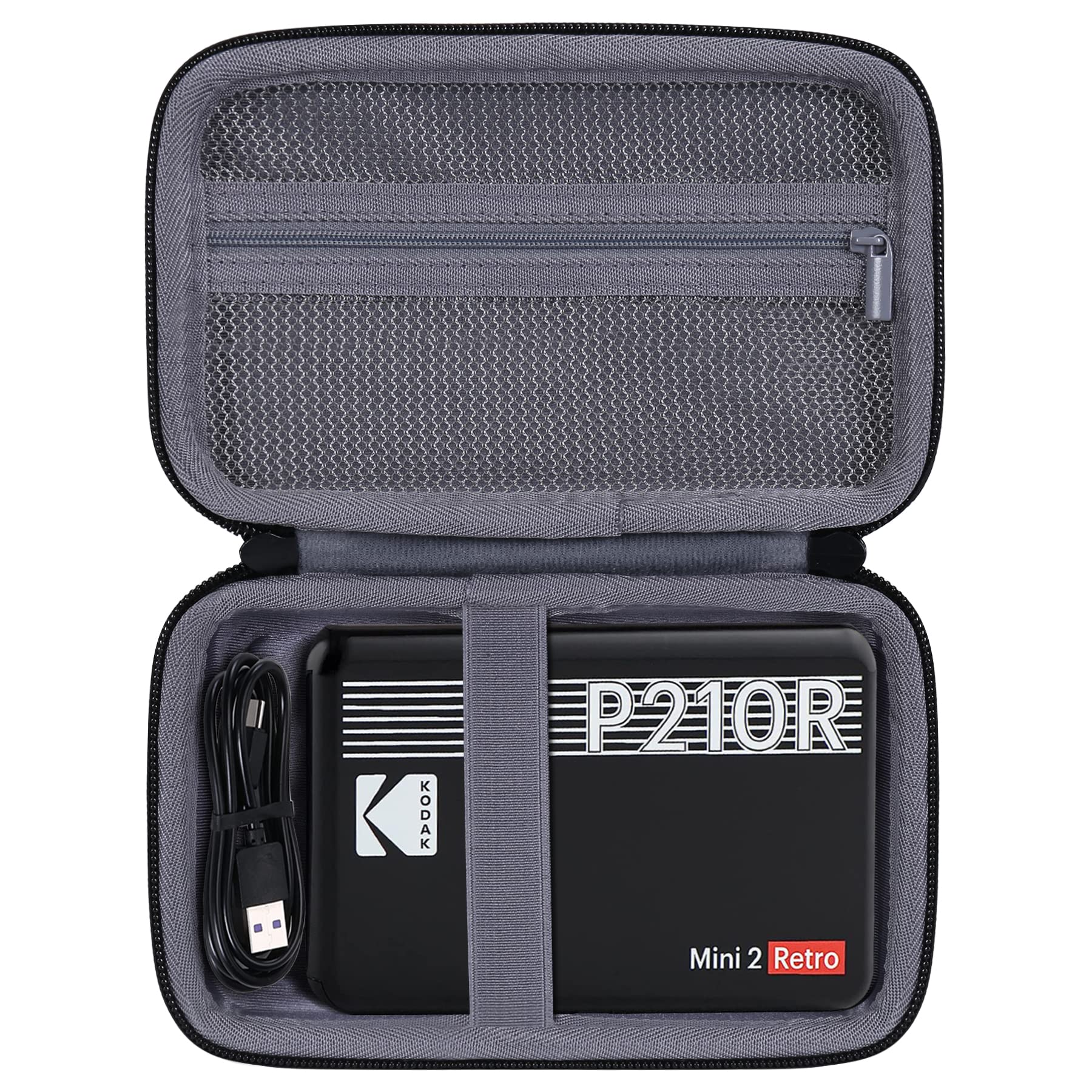 co2CREA Hard Travel Protective Case for Kodak Mini Shot 2 Retro C210/ Mini 2 Retro P210/ Mini 2 HD/Mini Shot/Mini PM210 Portable Instant Photo Printer,Case Only
