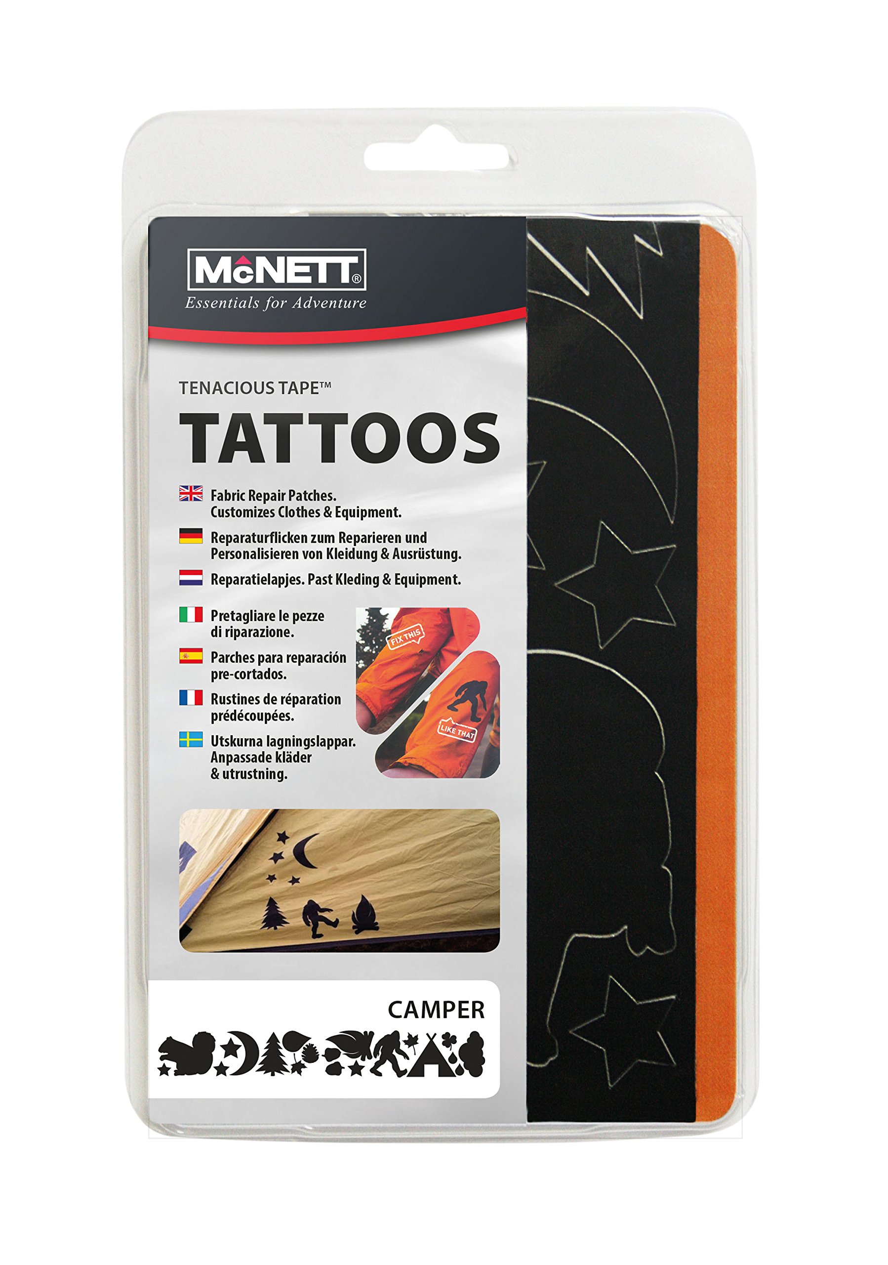 McNett - Fabric repair patches - Tenacious tattoo