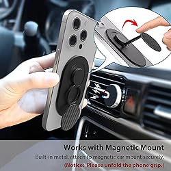 MonIdea Magnetic Phone Grip for MagSafe, Phone Ring