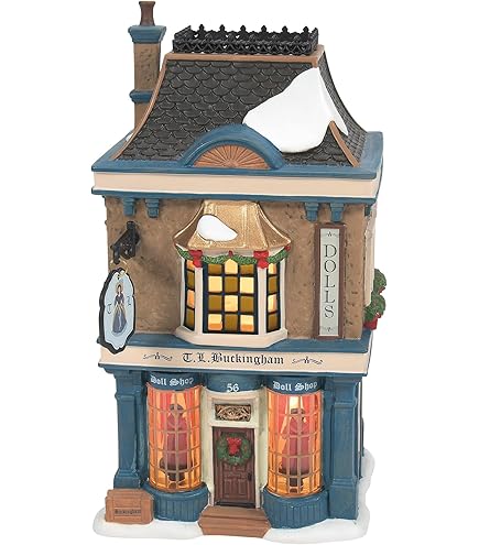Amazon.com: Dicken's Village Series Geo Weeton Watchmaker : Home