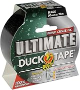 Duck Tape Ultimate Cloth Tape Black 50mm x 25m High Strength Waterproof