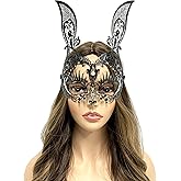 STORM BUY Women's Bunny Masquerade Mask Masquerade Rabbit Mask Halloween Mardi Gras Cosplay Party For Adult